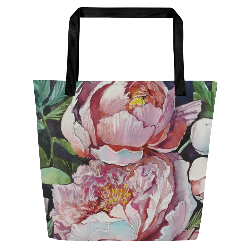 Peonies Garden - Large Tote Bag product image (1)