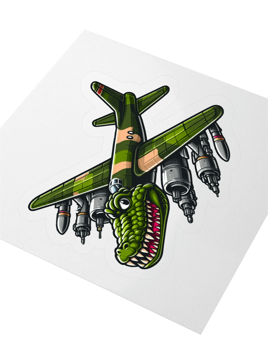 Bombardiro cartoon style Sticker product image (7)
