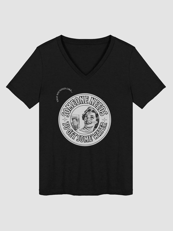 Hydrate, Contemplate, Concentrate Women's V-Neck Tee product image (1)