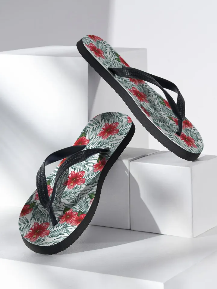 Hibiscus Leaf Design | Unisex Flip-Flops product image (2)