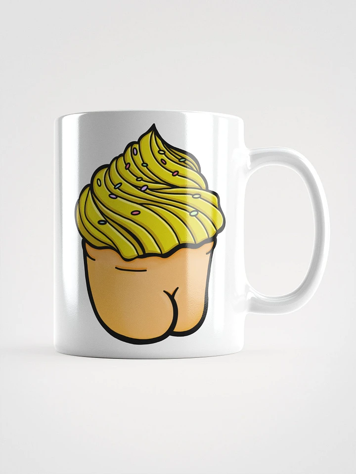 AuronSpectre Cheeky Cupcake Mug - Yellow product image (1)