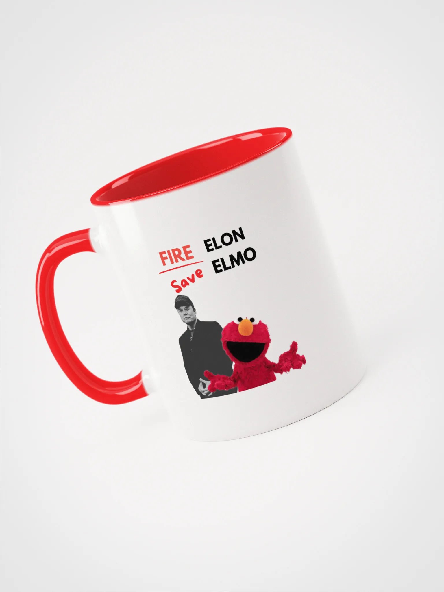 FIRE ELON SAVE ELMO Mug product image (1)