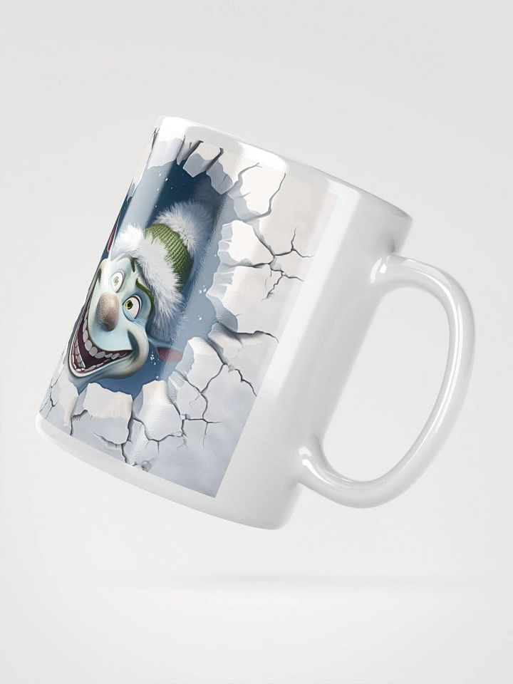 Mischievous Grinch 3D Christmas Mug - Double-Sided Peek-a-Boo Design product image (6)