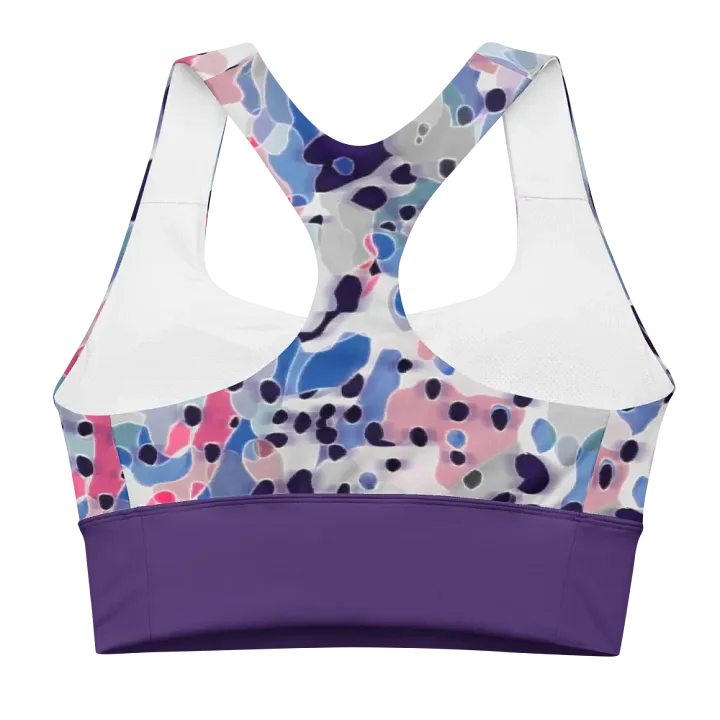 Sharp vision Recycled Longline Sports Bra product image (2)