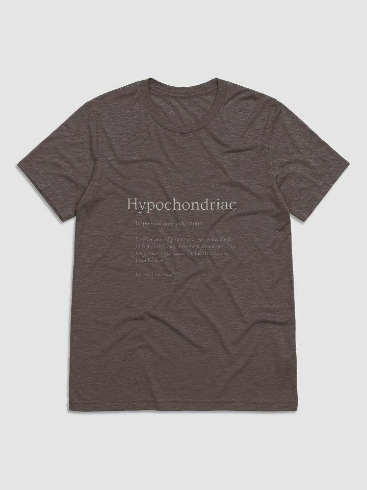 Hypochondriac - Light Text Men's product image (5)