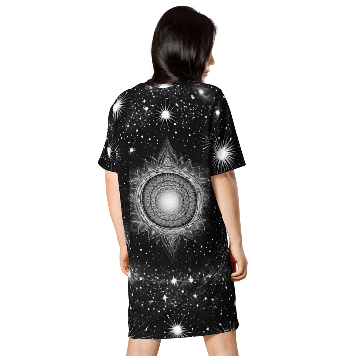 Celestial Symmetry T-Shirt Dress product image (2)