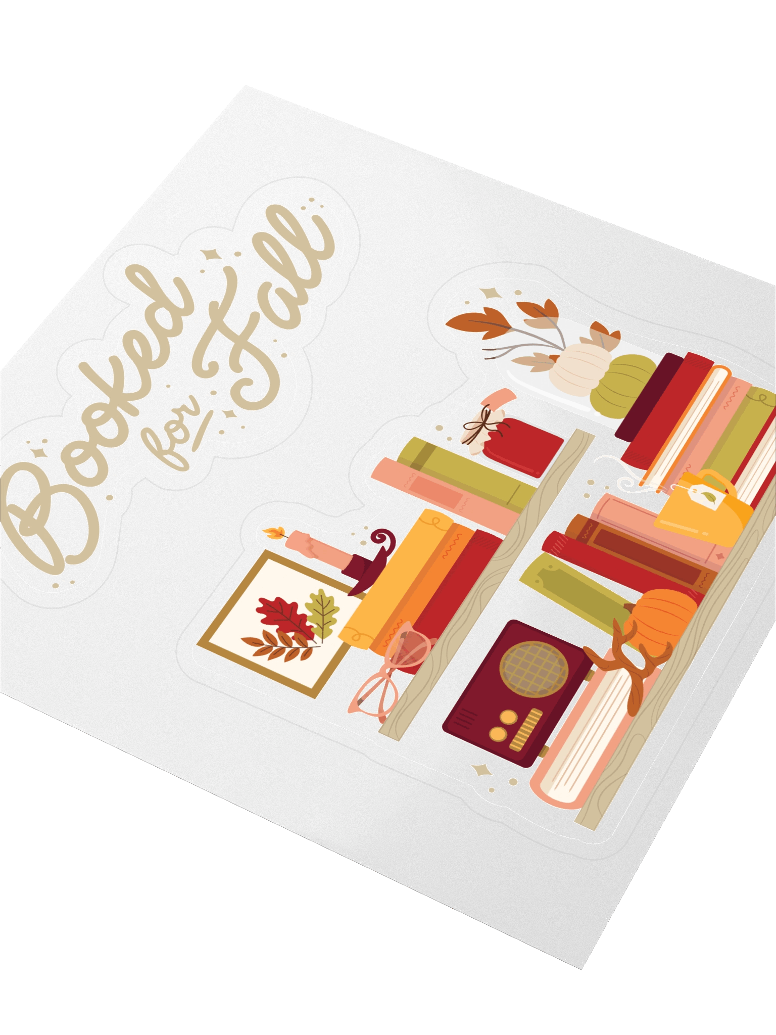 Booked for Fall Stickers product image (3)
