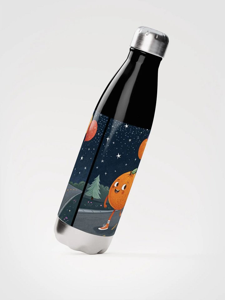Happy Orange Stainless Steel Water Bottle product image (2)