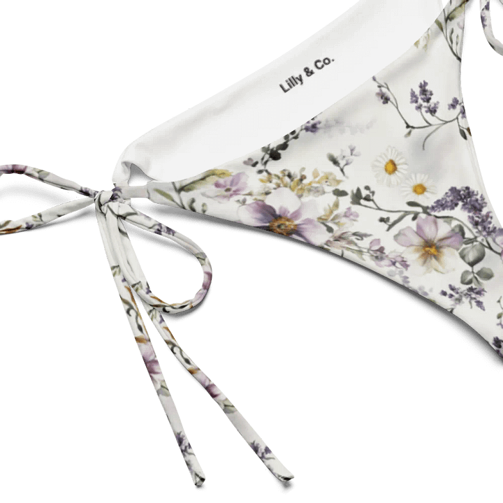 Wildflower String Bikini Bottoms – Soft, Sweet, and Blooming with Confidence product image (2)