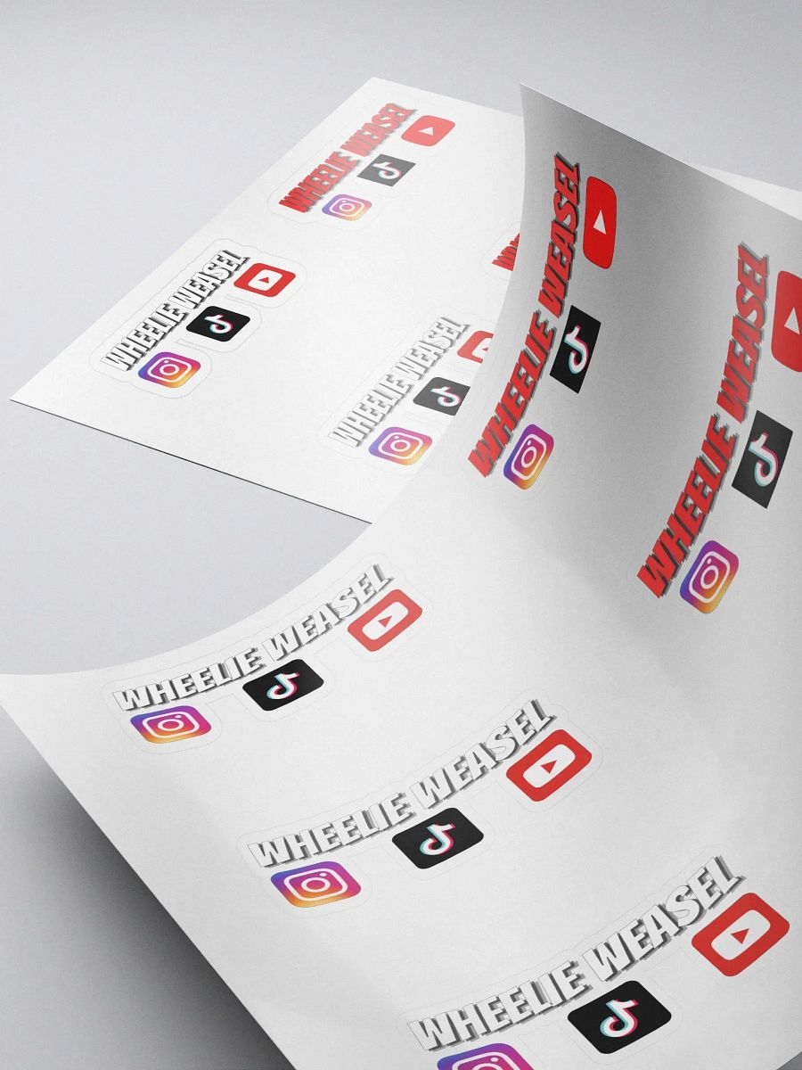 Wheelie Weasel Sticker product image (4)
