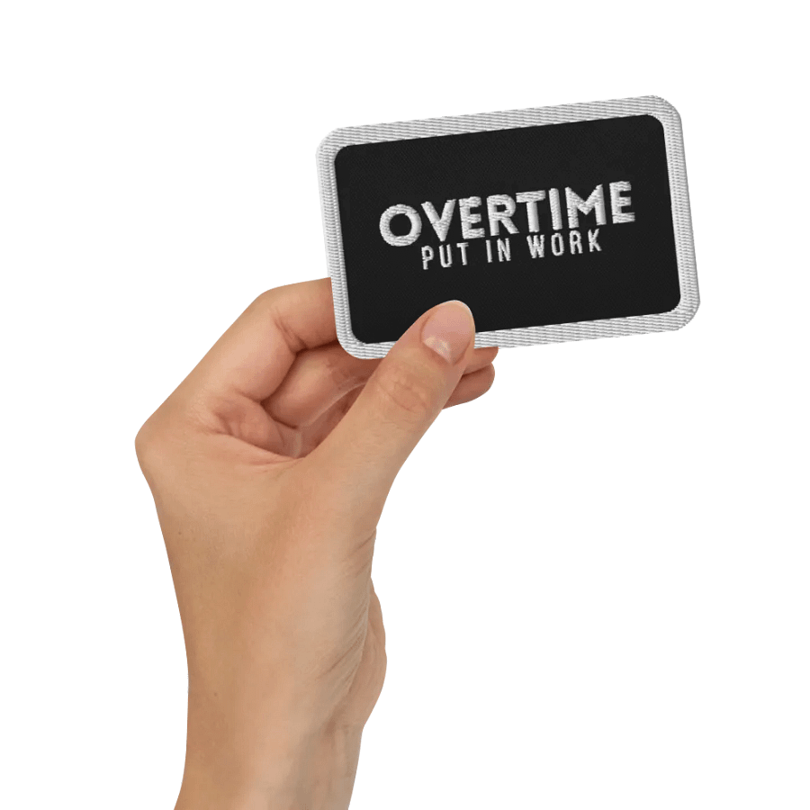 OVT Abstract Barcode Embroidered Patch product image (2)