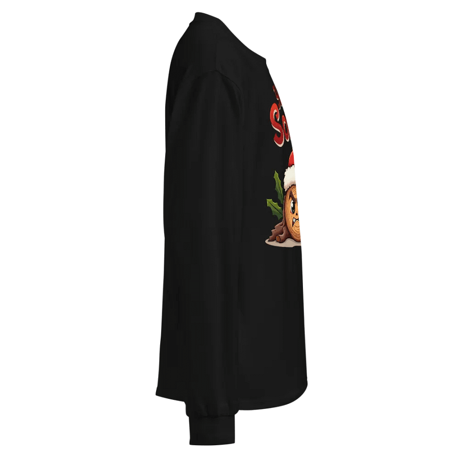 Yule Be Sorry Santa Log Long Sleeve Shirt product image (8)