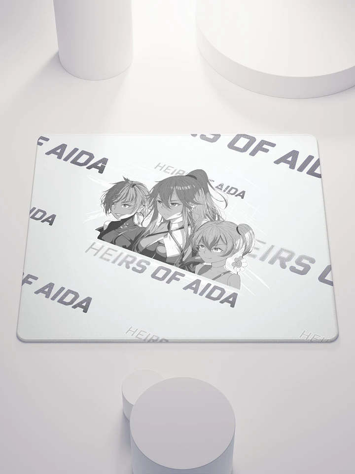 Mouse Pad - Heirs of Aida (Black and White) (Tower of Fantasy) product image (1)
