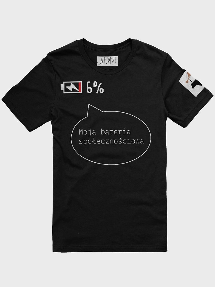 Koszulka stylu ANONI z pikselowym tekstem product image (1)
