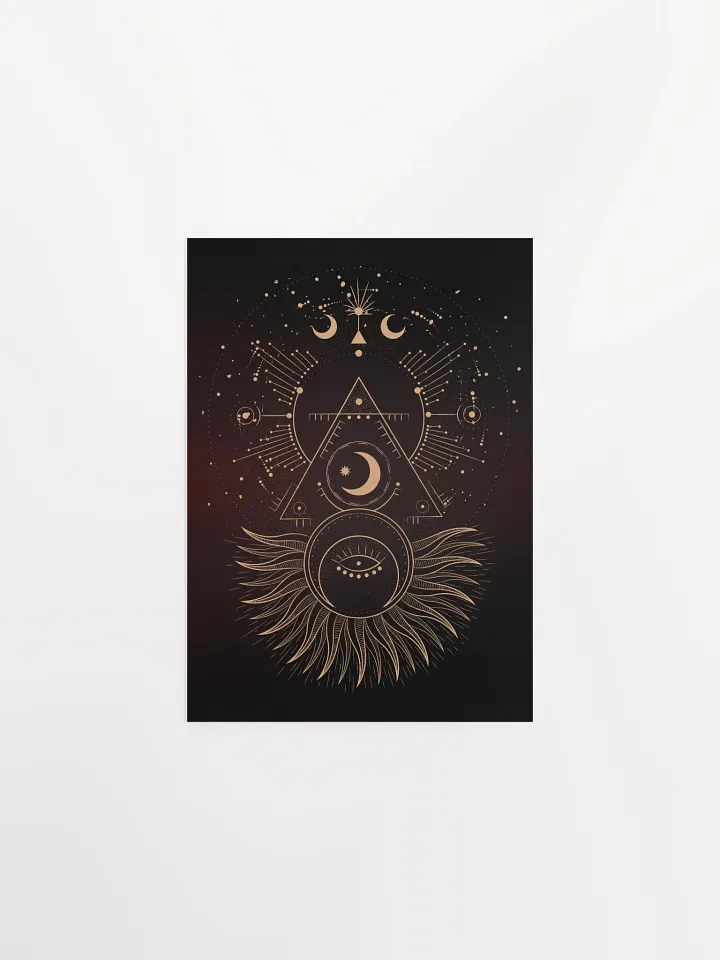 Celestial Geometry Poster product image (3)