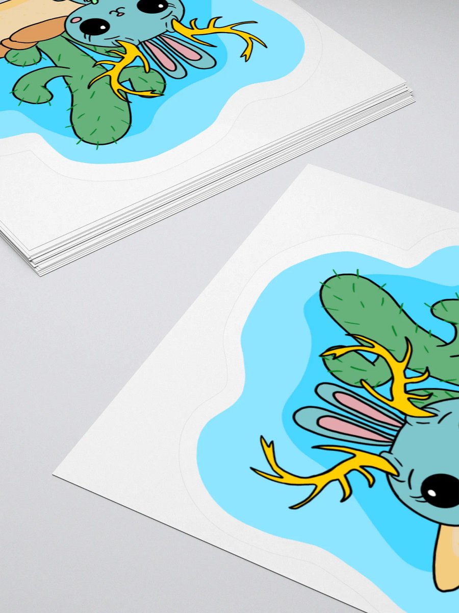 El Jefe the Jackalope Cryptikids Sticker product image (10)