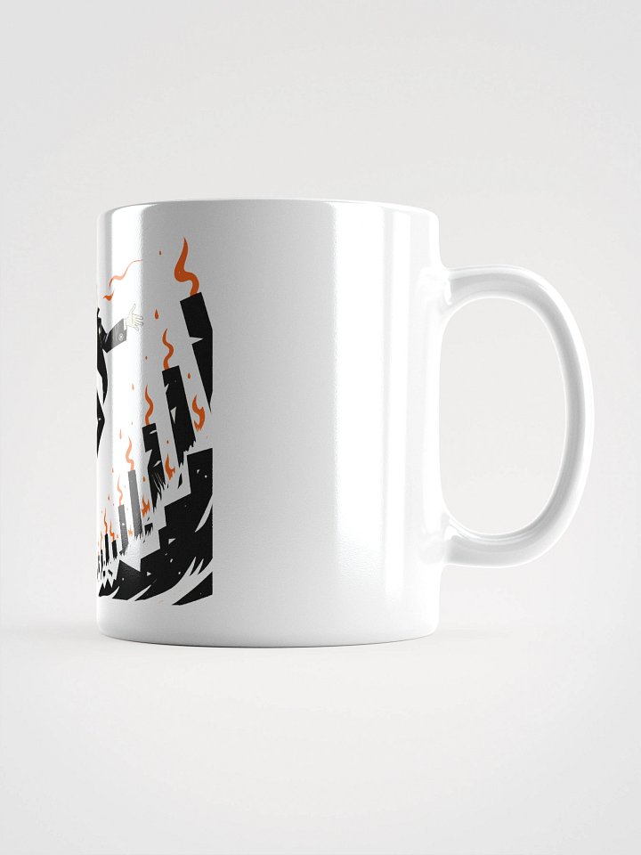 I Win Flame Art Print – Bold Triumphant Glossy Mug product image (2)