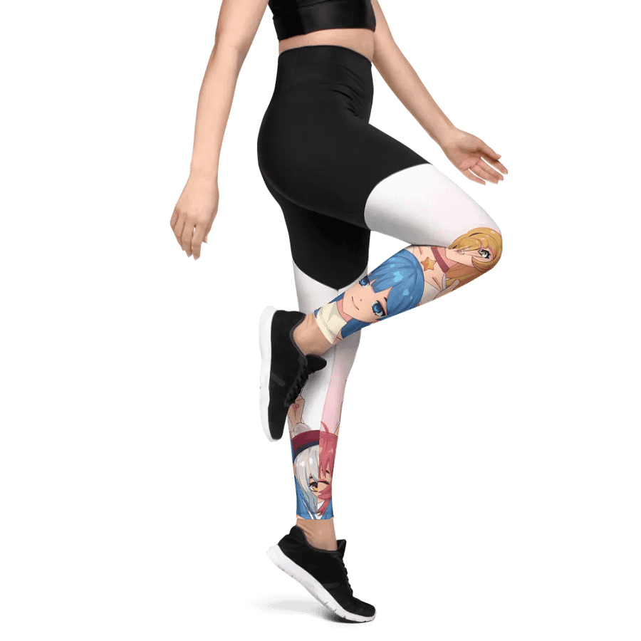 Starry Anime Squad Compression Leggings product image (8)