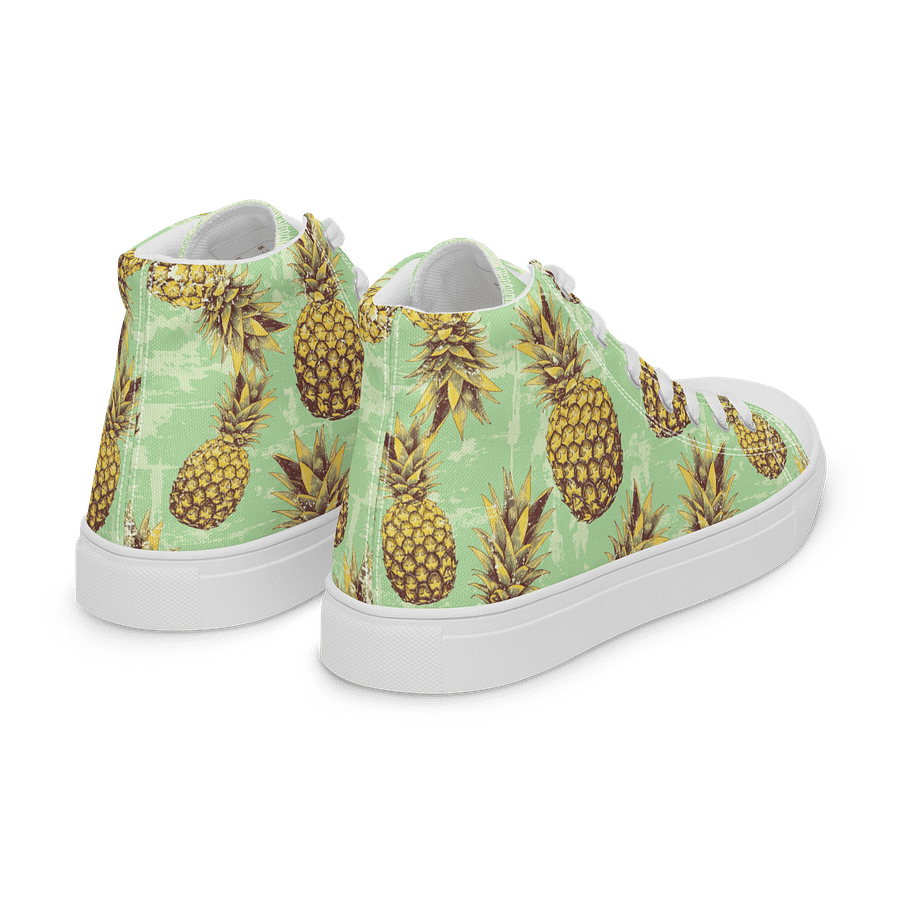 Tropical Pineapple Canvas High Tops product image (7)