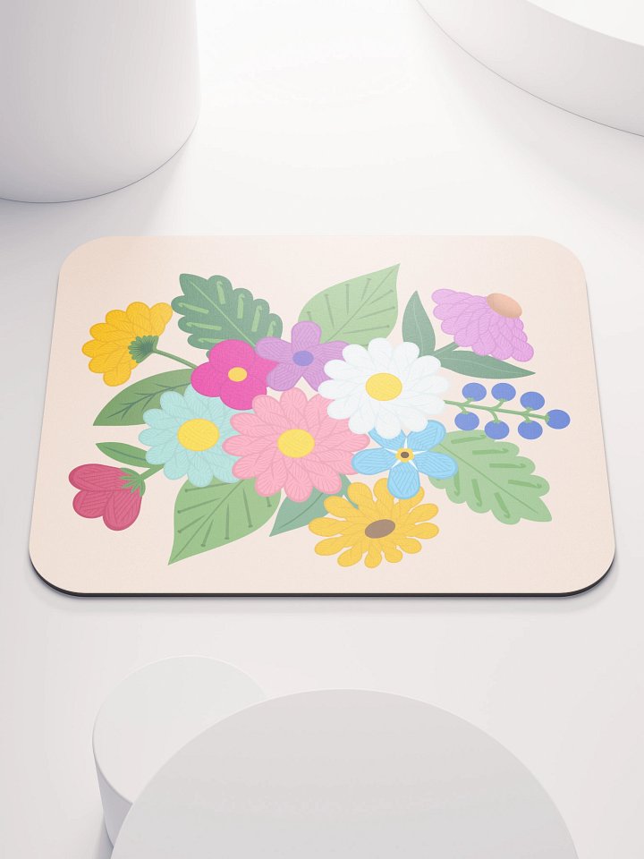 Floral Yarn Mouse Pad product image (1)