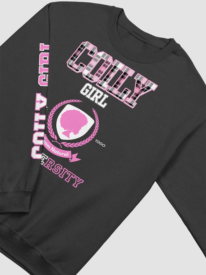 Coily Girl University Crewneck (Plaid) product image (2)