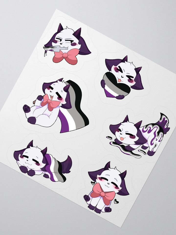 PRIDE/ASexual Sticker sheet product image (2)