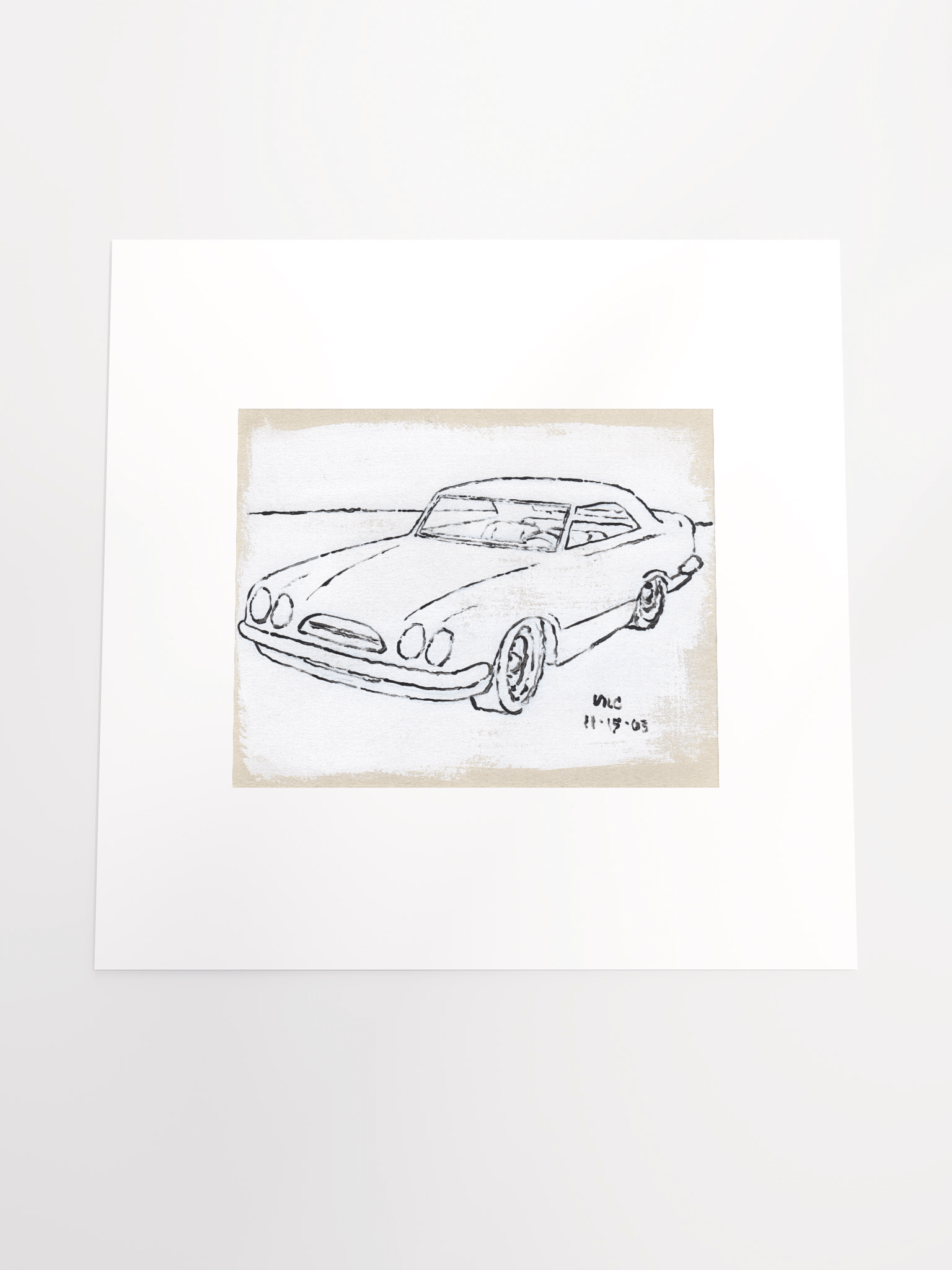 White Car #3 Print product image (5)