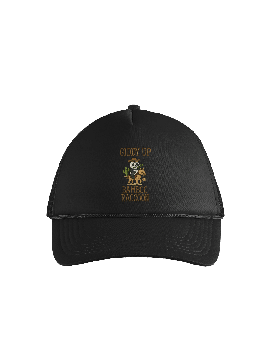 Giddy Up Bamboo Raccoon Trucker Hat product image (1)