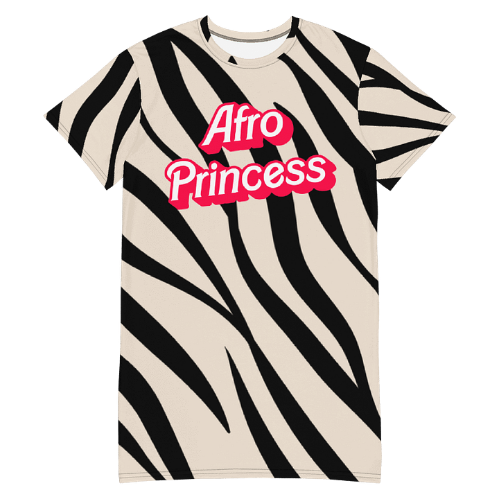 Afro Princess T-Shirt Dress product image (1)