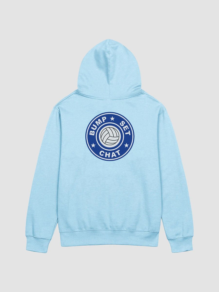 Bump Set Chat Hoodie with Blue Logo on the back product image (12)