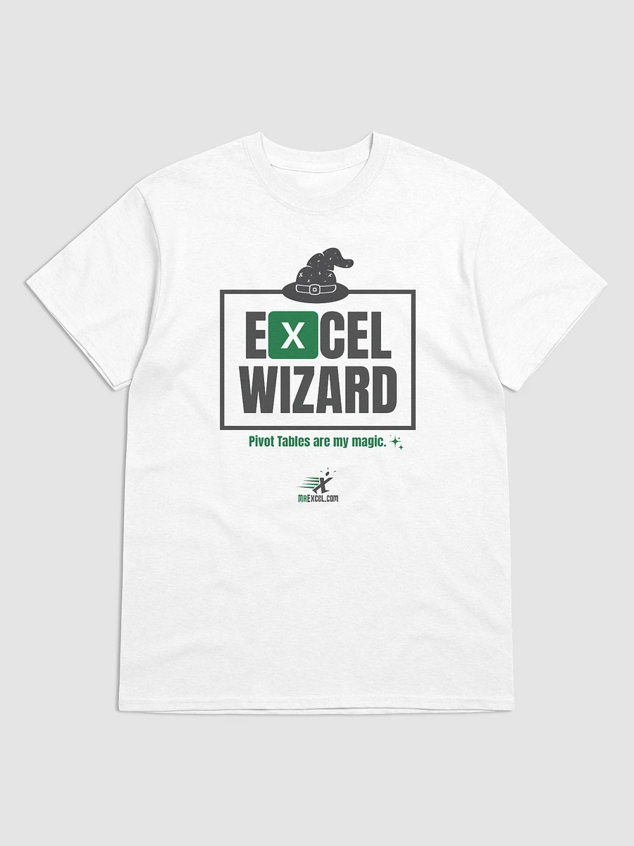 Excel Wizard - White T-shirt product image (1)