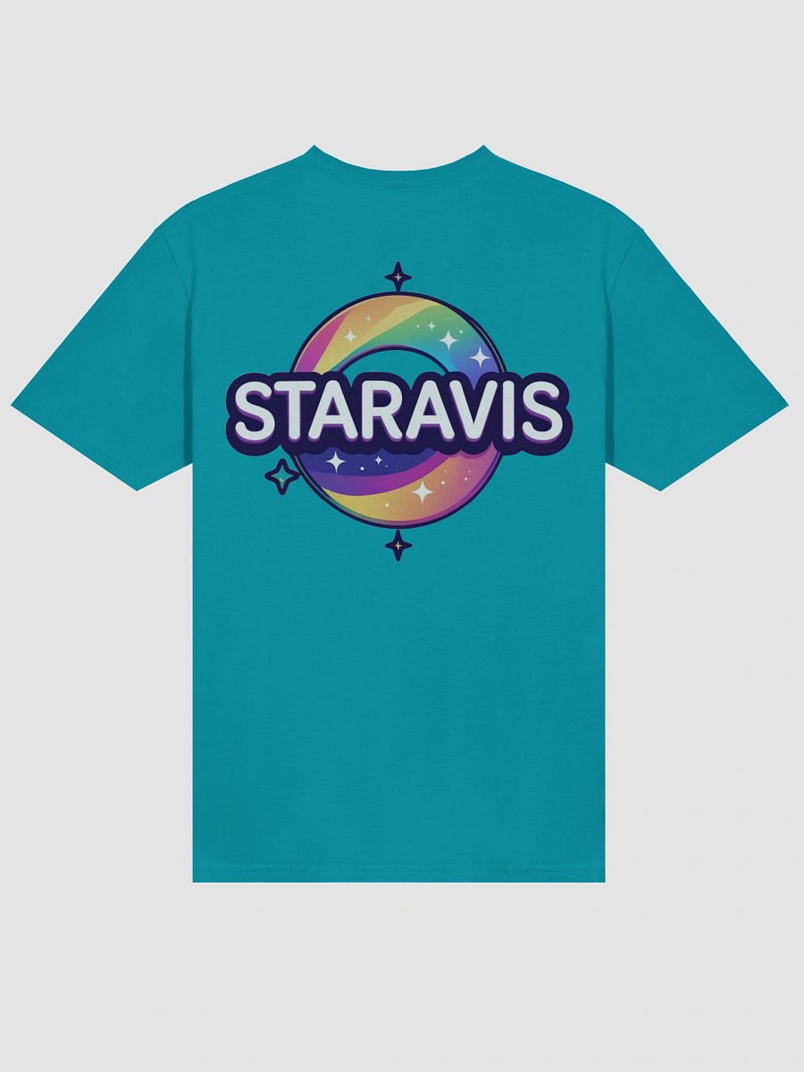 Pixel Heart Rainbow Star Unisex T-Shirt product image (4)
