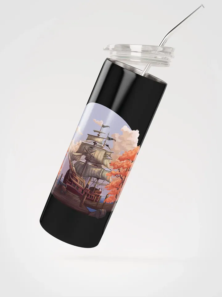 Fall Pirate Water Bottle with Straw product image (2)