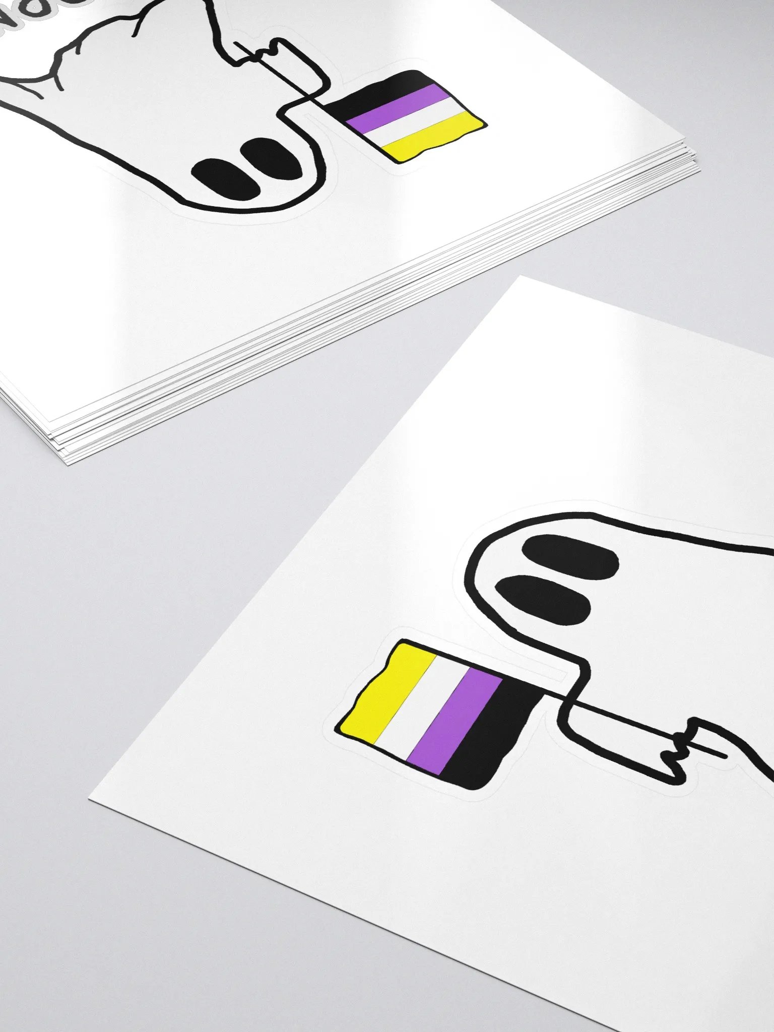 nonBOOnary Sticker product image (5)