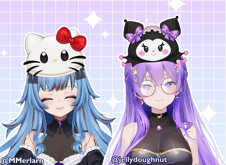 Kawaii Hat Vtuber Asset | Stream Decor product image (3)