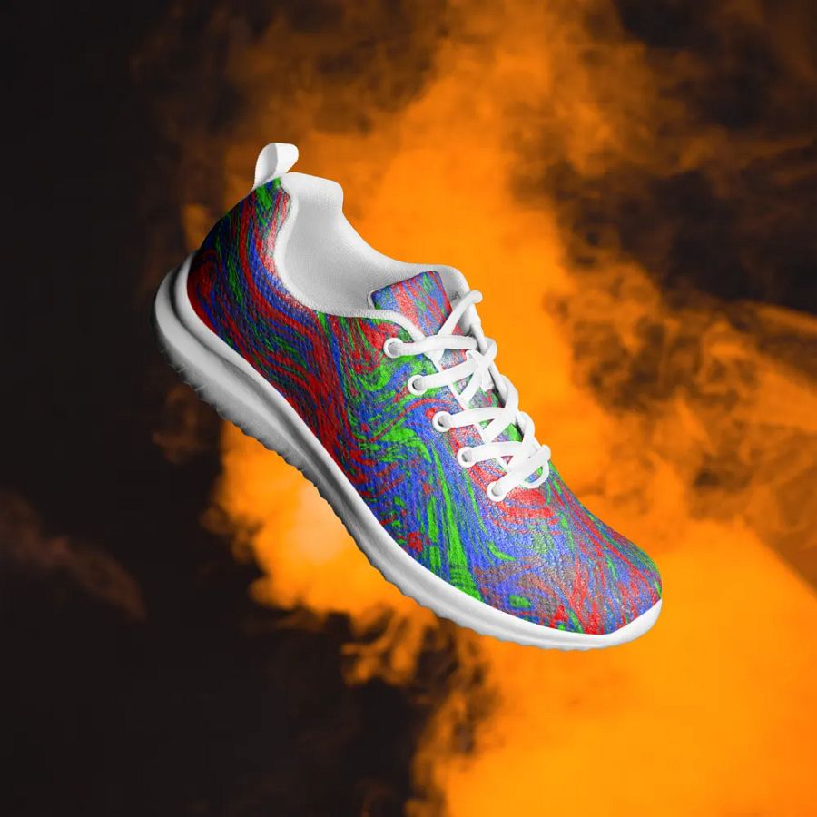 Vibrant Swirl Men's Athletic Shoes product image (12)