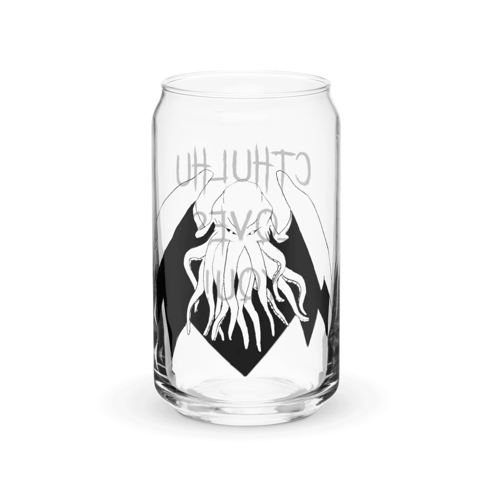 Cthulhu Loves You Can Shaped Glass product image (39)