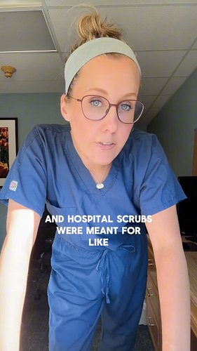 wishing all my tall hospital girlies this same luck in life #scrublife #girlsinmedicine #hospitalscrubs