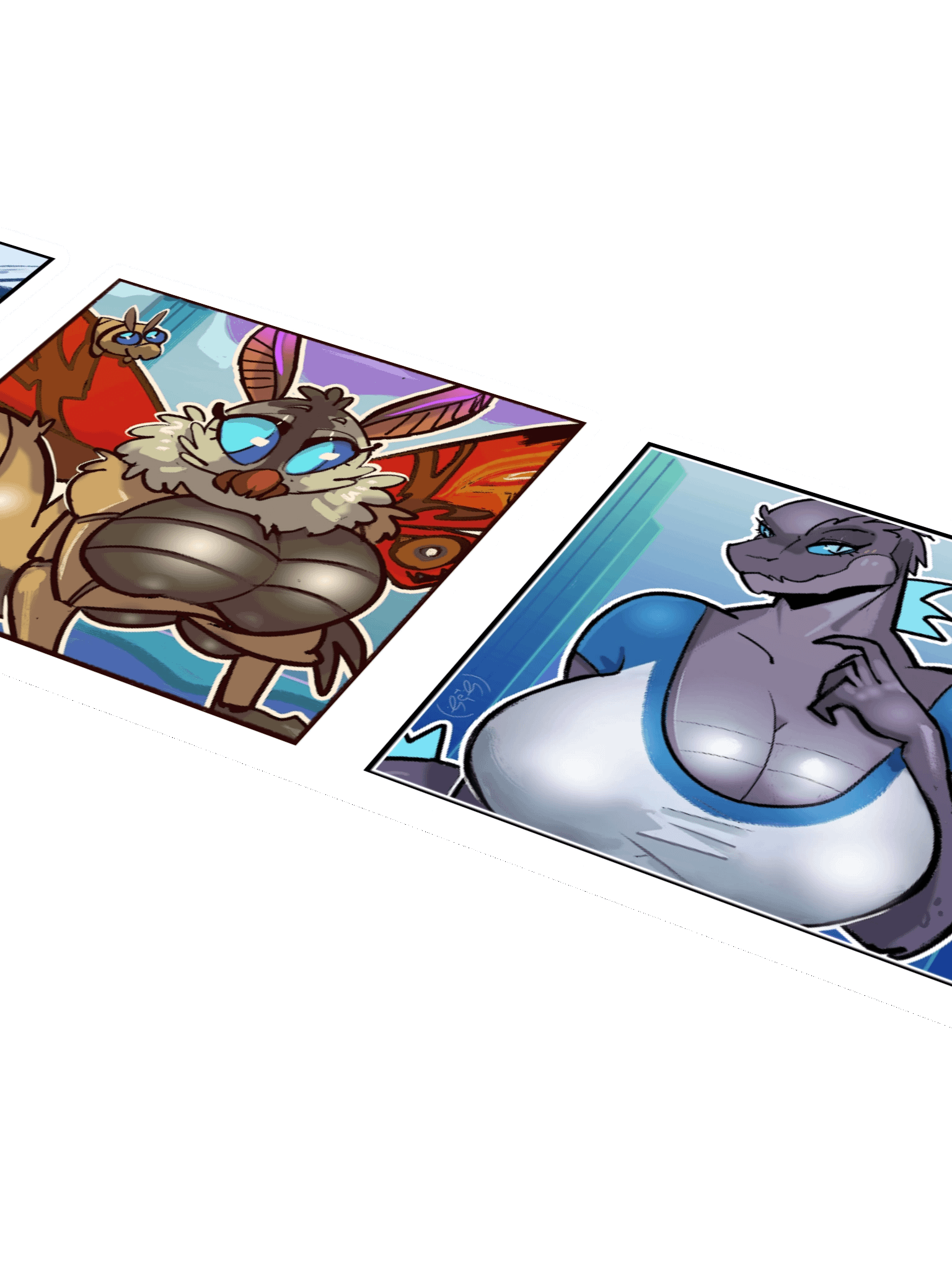 Sexy Kaiju Stickers 01 product image (4)