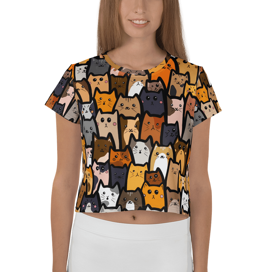 "Cats" Crop Top product image (1)