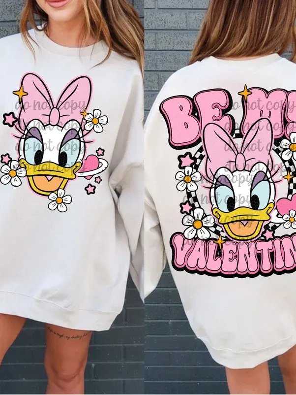 Kids Crew Neck T-Shirt Valentine Shirt Retro Mouse product image (5)