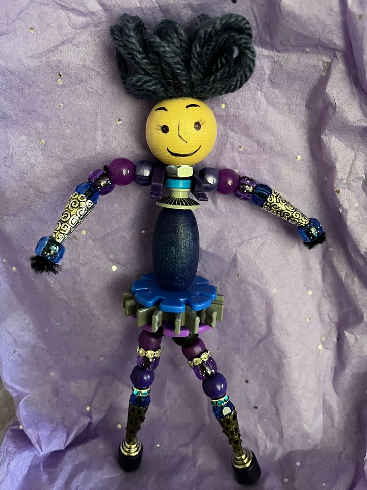 Purple n Blue Steampunk Girl product image (1)