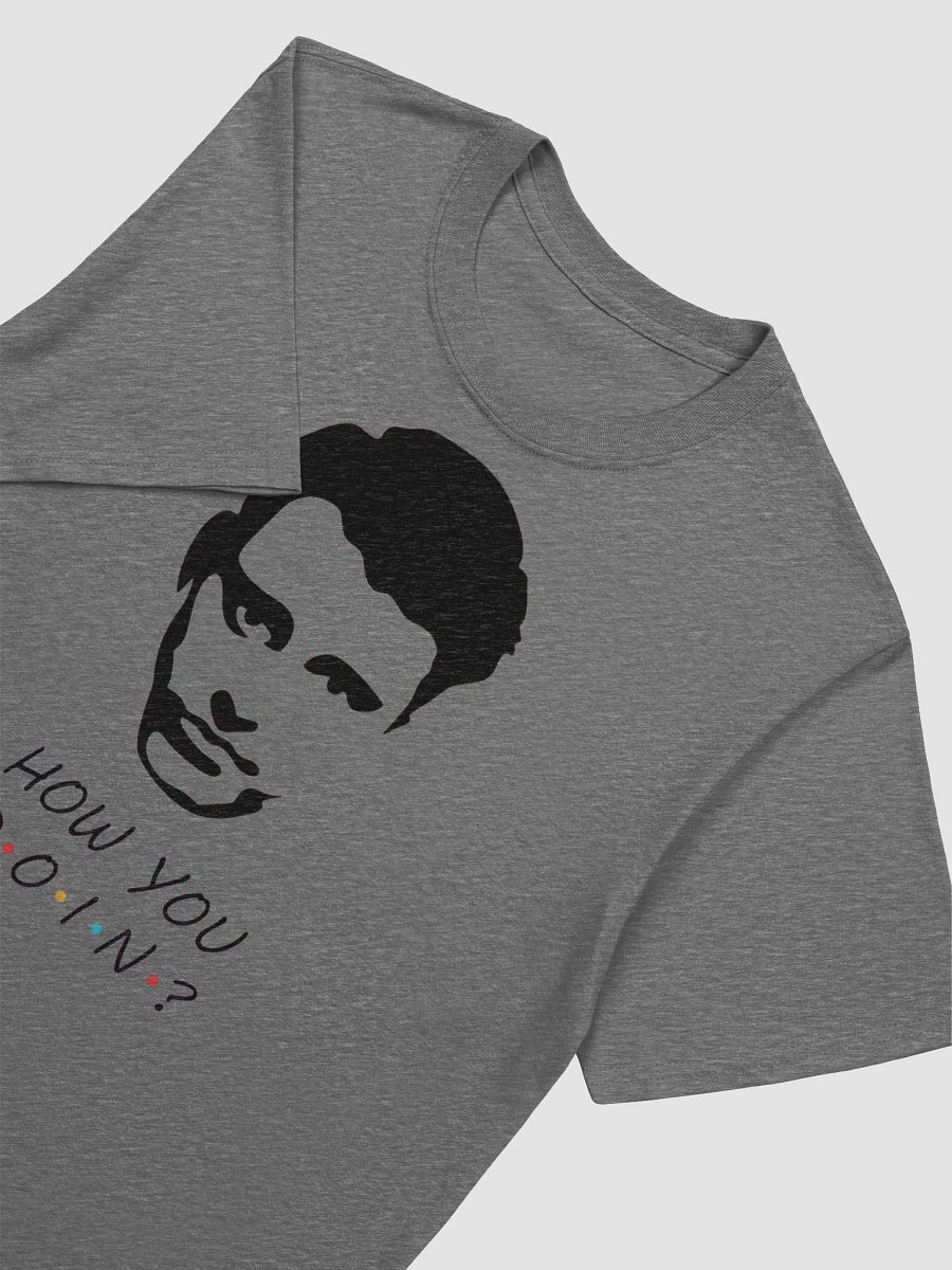 Minimalist 'How You Doin'?' Face T-Shirt product image (21)