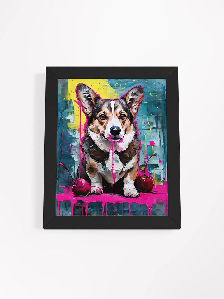 Cherry Corgi Framed Art Poster product image (2)
