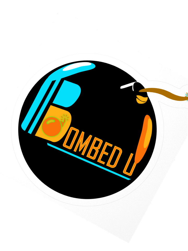 BOMBED U Logo Sticker product image (2)