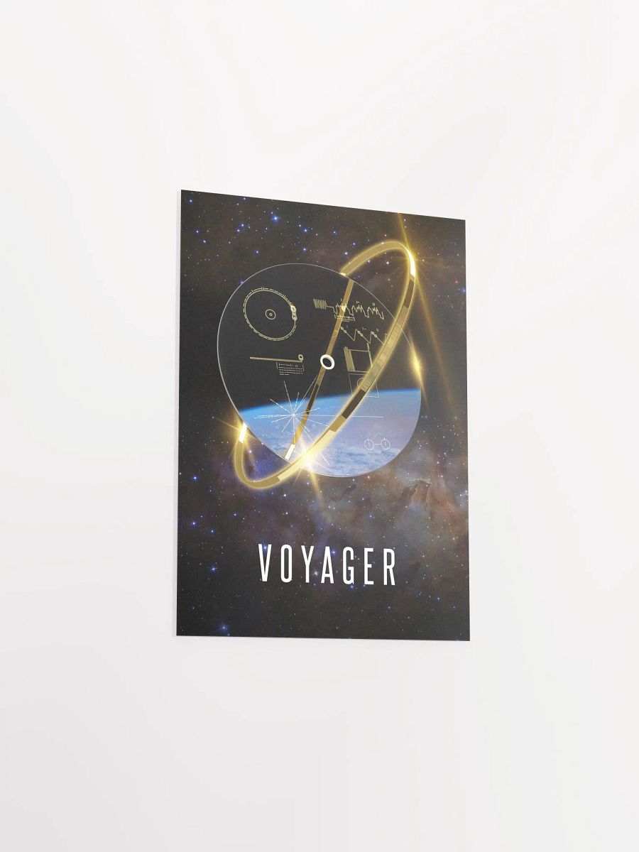 Voyager 1 Golden Record, 3D — space poster, science print product image (9)
