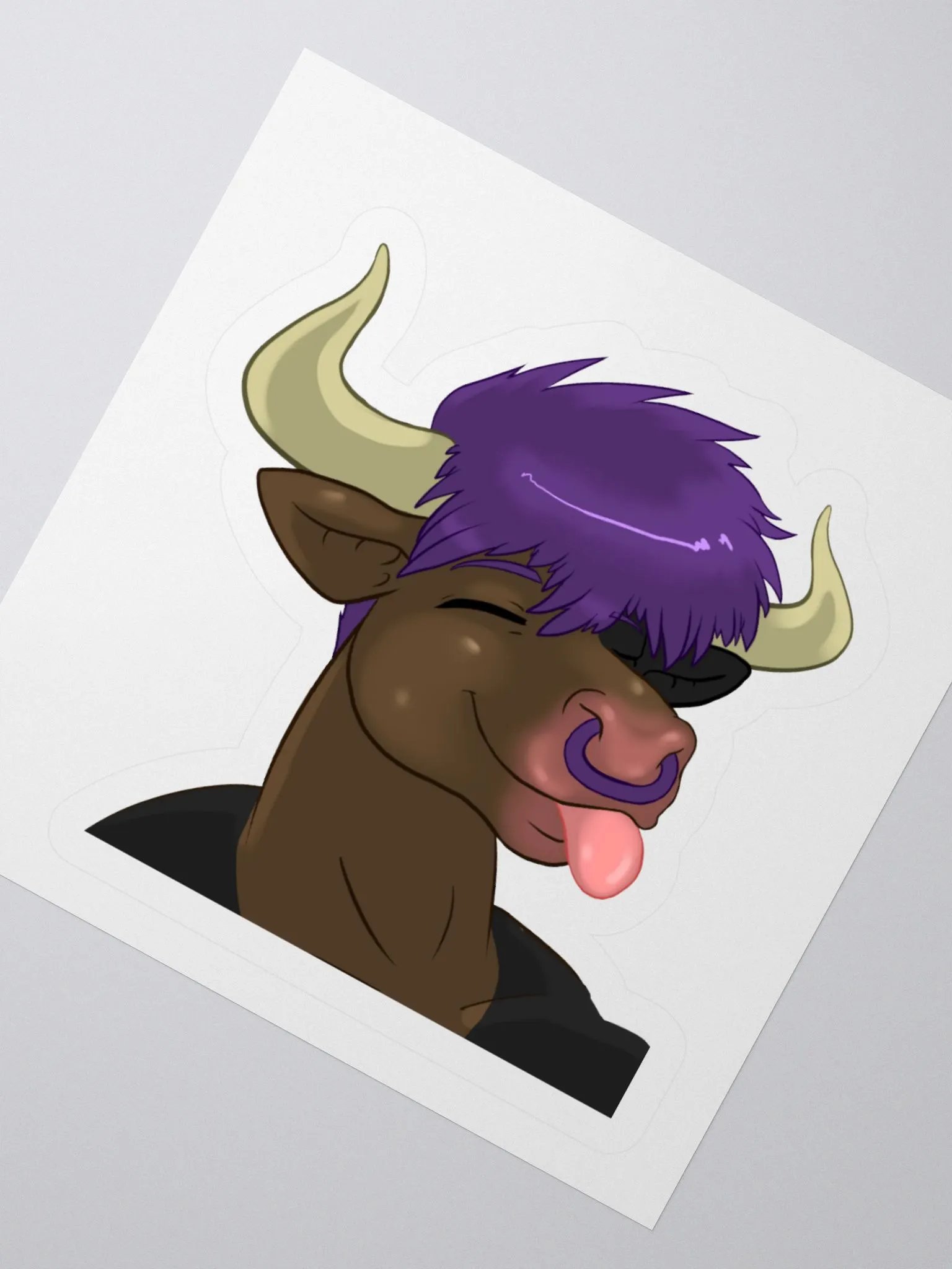 Yuuma Lick Emote Sticker product image (2)