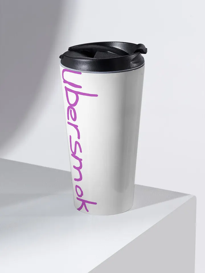 ubersmok lettering travel mug product image (1)