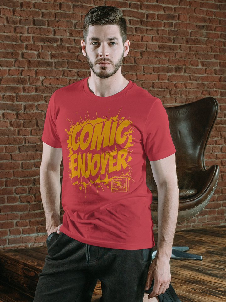 Comic Enjoyer Graphic Tee | Retro Comic Book & Manga T-Shirt product image (93)