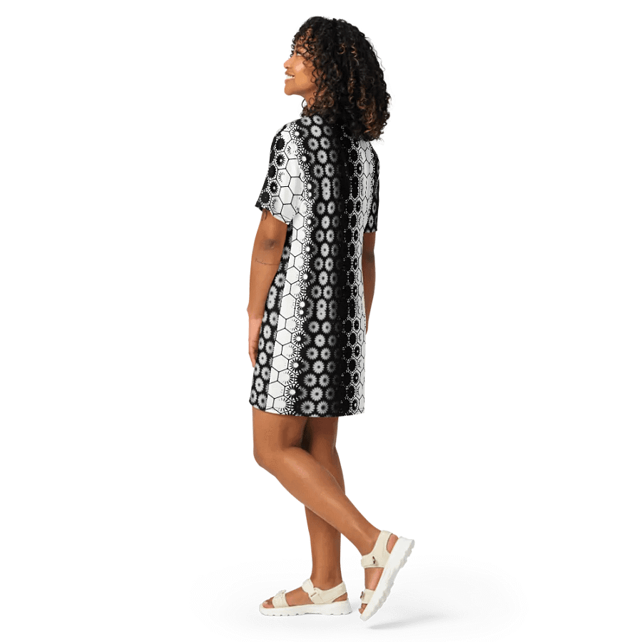 Black and White, T-Shirt Dress, Summer Dress product image (3)